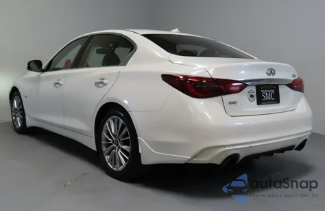 2018 Infiniti Q50 Luxe из США, поврежденный, VIN JN1EV7ARXJM442004